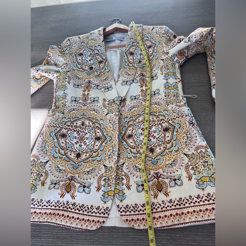 Zara Multicolor Patterned Jacket size S - image 11